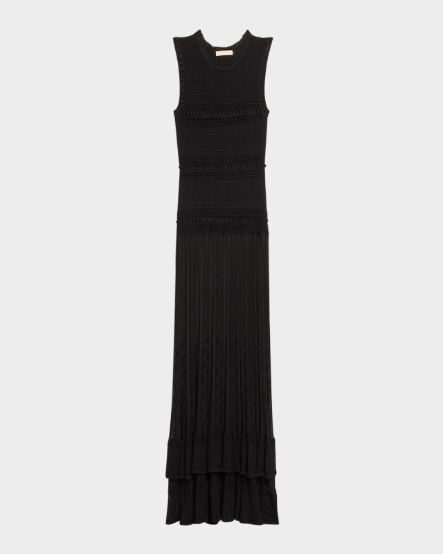 Mirelle Textured Knit Maxi Dress